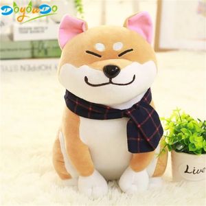 Shiba Inu Dog Doll Toy Japonais Doge Dog Toy Soft Peluche Mignon Cosplay Cadeau Jouet 25CM LJ201126