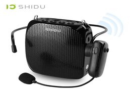 SHIDU S615 Amplificador de voz ultra inalámbrico Portátil UHF Mini o Altavoz USB Lautsprecher para profesores Instructor de yoga turístico 2111233591071