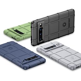 Shield telefoonhoesjes voor Google Pixel 8A 8 Pro 7 6 6A 5 5A 4 4A XL voor iPhone robuuste schokbestendige Case TPU -cover