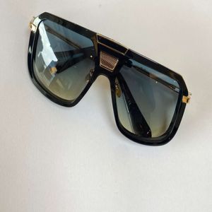 Escudo Piloto Gafas de sol OCHO Goldd Verde Sombreado des lunettes de soleil Hombres Moda Gafas de sol Sombras con Box260f