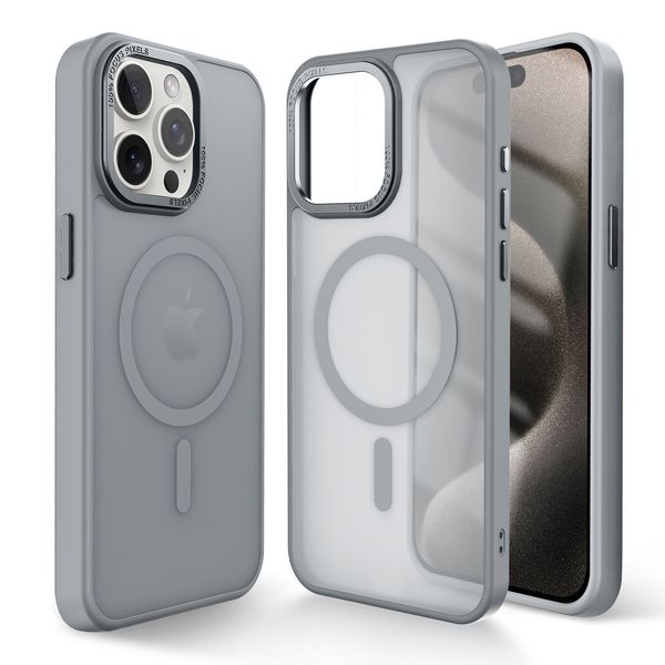 Bouclier Skin Entrée en acrylique Grand trou magnétique Case iPhone 15Promax Apple 12 Case 14