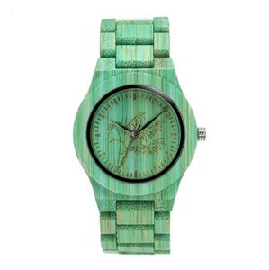 Shifenmei Brand Mens kijken kleurrijke bamboe mode sfeer metaal kroon horloges omgevingsbescherming eenvoudige kwarts polshorloges 264E