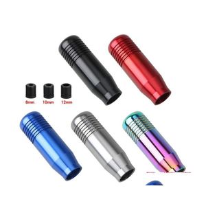 Shift Knob 8.5Cm Mugen Gear Stick Manual Transmission Car Aluminium Extended Shifter Head Lever M10X1.5 Drop Delivery Mobiles Motorcy Dhqn6