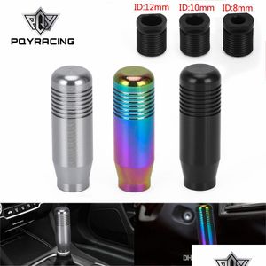 Perilla de cambio New Racing Gear Knobs para Honda Acura M10X1.5 Black Neo Chrome Titanium Pqy05 Drop Delivery Mobiles Piezas de motocicletas Tra Dhcbq