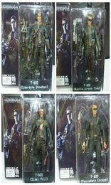 Shiipping De Terminator 4 stks 7 inch 18 cm 4 stijl NECA De Terminator 2 Action Figure ENDOSKELETON Figuur speelgoed C0220260r9010137