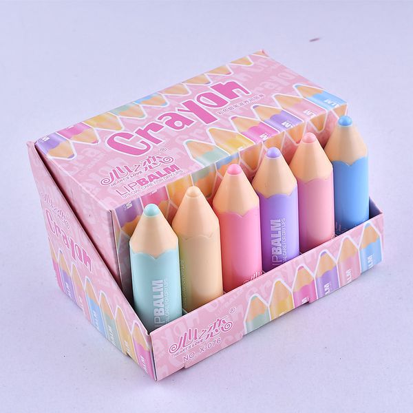 Shijing Bálsamo labial natural hidratante afrutado incoloro Crayones de ensueño Adorable Chapstick Maquillaje nutritivo de calidad de marca para labios secos