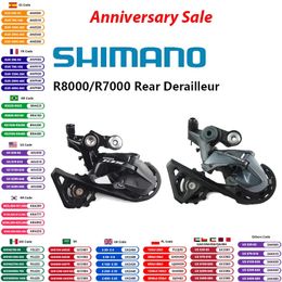 Shimano 105 R7000 Ultegra R8000 Achterderailleur 11 Speed Voor Racefiets 11s Fiets SS Korte Kooi GS Medium accessoires 240318