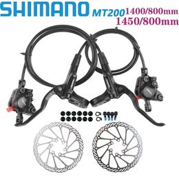 Shimano BR BL MT200 Bicycle Brake MTB Hydraulische schijf 750800135014501500 mm Mountain Clamp -remmen geüpgraded MT315 231221