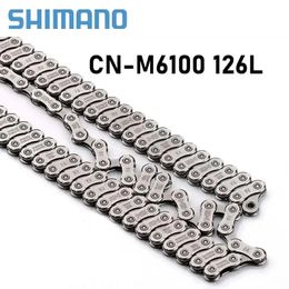 Shimano Deore M6100 MTB -keten 126L 12S Mountain Bicycle Quick Link 12 Speed ​​Bike Chains 12V Current 240518