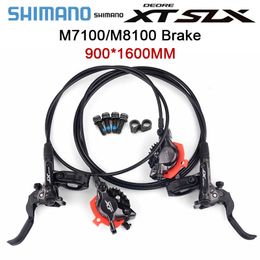 Shimano Deore XT M8100 Ice de frein hydraulique Tech SLX SLX M7100 M6100 MTB Freins à droite 9001600mm Disque de vélo de montagne 231221