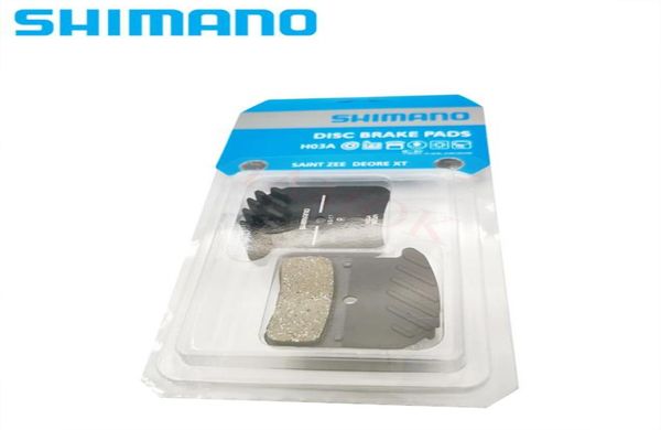 Pastillas de freno de disco de resina SHIMANO DEORE XT para bicicleta de montaña H03A para Iamok BRM8020M820M640 con resorte de 4 pistones piezas de bicicleta 7966505
