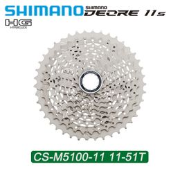 Shimano M5100 1x11S Speed Groupset set M5120 Chaîne à chaîne CS-M5100-11 Cassette Sprocket X11 104BCD Chanwheel Kit pour vélo MTB