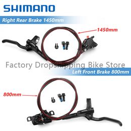 SHIMANO MT200 MTB Bike Hidráulico Disco de freno Partido del freno delantero izquierdo 800 mm trasero de 1450 mm Piezas de bicicleta de montaña