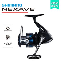 Shimano Nexave Spinning Fishing Reels 1000-5000 3+1BB Max Drag11kg AR-C Spool Free Body Freshwater Saltwater Saltwater Reel Fishing Tackle