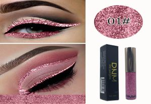 Lápiz Delineador de ojos líquido brillante, maquillaje de larga duración, delineador de ojos con purpurina de secado rápido, juego de cosméticos impermeables TSLM11756143