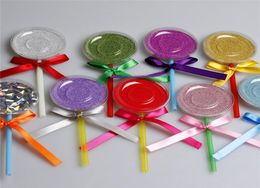 Boîtes de cils de lollipop miroitement 3D Boîtes de cils de vison Faux Faux Faux Emballages Boîte de cils vides Box Cosmetic Tools4347988