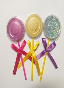 Boîte de package de cils Lollipop Shimmer 3D Boîtes de caches de vison Mink Vide Faux Faux Eye Lash Packaging Case Cosmetic Tools9347761