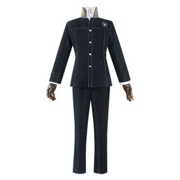 Shin Megami Tensei Persona 4 yasogami yu narukami cosplay costume adulte masculin boy school uniforme costume244f