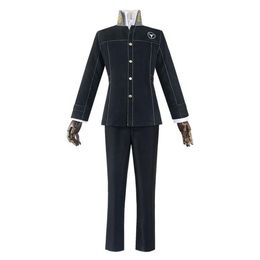 Shin Megami Tensei Persona 4 Yasogami Yu Narukami Cosplay Kostuum Volwassen Mannen Jongen Schooluniform Costume248A