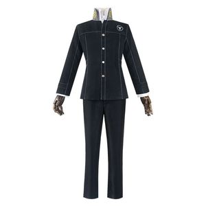 Shin Megami Tensei Persona 4 yasogami yu narukami cosplay costume adulte masculin boy school uniforme costume244f