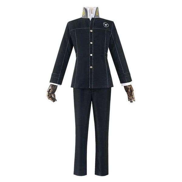 Shin Megami Tensei Persona 4 YASOGAMI YU NARUKAMI COSPLAY COSTUME Men adultas Disfraz de uniforme de escuela2648