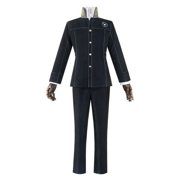 Shin Megami Tensei Persona 4 Yasogami Yu Narukami Cosplay Costume Adulte Hommes Garçon Uniforme Scolaire Costume226e