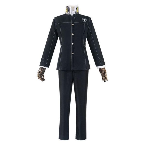 Shin Megami Tensei Persona 4 Yasogami Yu Narukami Cosplay Costume Adulte Hommes Garçon Uniforme Scolaire Costume307V