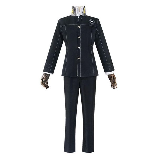 Shin Megami Tensei Persona 4 yasogami yu narukami cosplay costume adulte masculin boy school uniforme costume209r