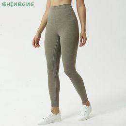 Shinbene Dream Camo Naked-Feel Printed Sport Workout Atletische Leggings Dames 4-Wegen Stretchy Fitness Yoga Gym Leggings Panty 201202