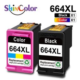 Shincolor 664 XL 664XL Premium Remanufactured Color Ink -cartridge voor HP664 voor HP Deskjet Ink -voordeel 1115 2675 Printer 240420