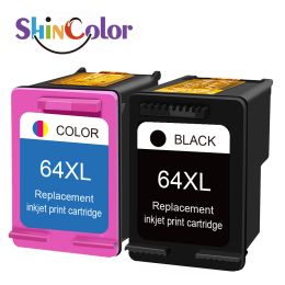 Shincolor HP64 XL 64XL Color remanufacturado Cartucho de tinta de inyección Remanufacturada para HP Envy Photo 6220 6222 7120 7130 Impresora