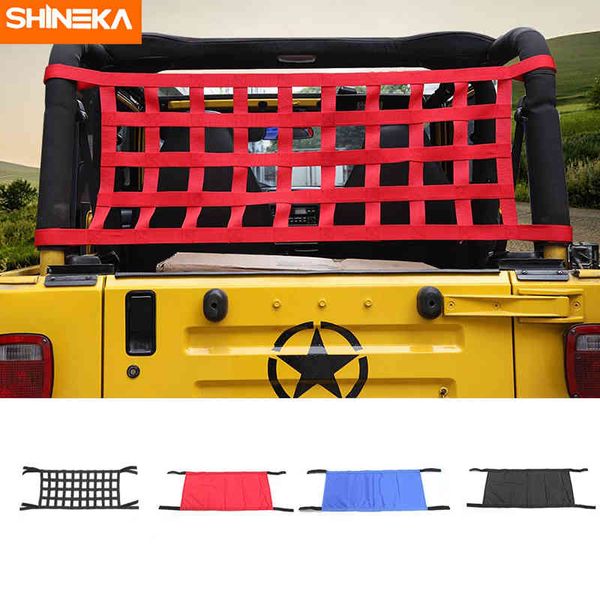 SHINEKA – filet de toit rouge pour Jeep Wrangler YJ TJ JK JKU 1987 – 4 2 portes, repose-lit de voiture étanche, produits automobiles