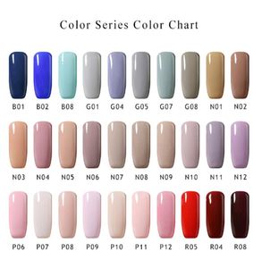 Shining Nail Gel Lak Naakt Roze Rood Blauw Grijs Soakoff LED UV Gel Polish Nail Art Nagellak Gel Varnish8658866