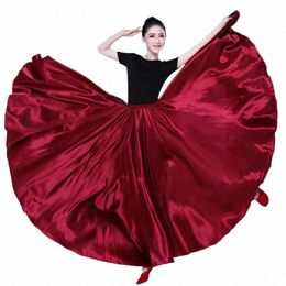 Brillant Satin LG Espagnol Jupe Swing Dancing Jupe Belly Dance Jupe Soleil 14 Couleurs disponibles VL-310 g12D #