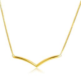Shining Wish Collier Halskette Mode Golden Shine Kette Halsketten für Frauen 2021 Aussage verstellbare Halsbandketten2701956