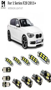 Shinman 14 pièces voiture LED Kit d'éclairage intérieur erreur Auto ampoule LED pour BMW F20 accessoires 2011 LED éclairage intérieur 1221902