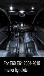 Shinman 17 pièces erreur LED Kit d'éclairage intérieur pour BMW série 5 E60 E61 20042010 intérieur de voiture 7231798