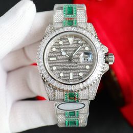 Glanzend horloge herenhorloge 3186 beweging 40 mm saffier automatisch mechanisch horloge roestvrijstalen band kristal waterdicht ontwerper Montre de luxe