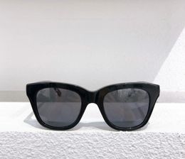Glanzende zwarte grijze zonnebrillen 0237 Snowdon Fashion Sun Glazen UV400 Bescherming Eyewear met Box1088570
