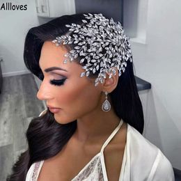 Glanzende bruidsheadpieces Hoofdtooi Luxe bruiloft Hoofdband Vrouwen Haaraccessoires Koningin Hoofdkleding Banquet Haarband Sieraden Gift CL1342