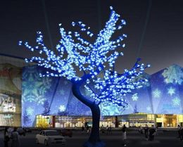 Brillant LED fleur de cerisier arbre de noël éclairage étanche jardin paysage décoration lampe pour fête de mariage fournitures de noël6672395