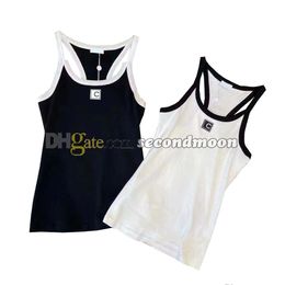 Camisetas sin mangas deportivas para mujer, chaleco tejido con cuello en U, camisetas de gimnasio transpirables para exteriores, chalecos de Fitness de secado rápido