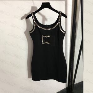 Glanzende strass sexy dames bodycon jurken club feestje zwarte jurk ontwerper ademende mode kleding24