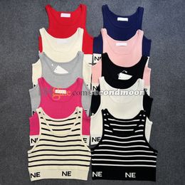 Luxe Letters Jacquard Tanks Dames Sport Cropped Top Zomer Elastisch Yoga Vest Sneldrogend Fitness Tee