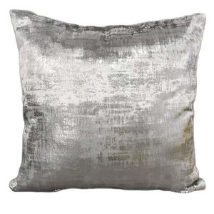 Glanzende zilveren folie Printing Fashion Sofa Pillowcase Home Decoratief fluwelen kussenomslag 220816