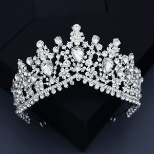 Glanzende vintage bruids Luxury Rhinestone Headpieces Accessoires Crystal Crown