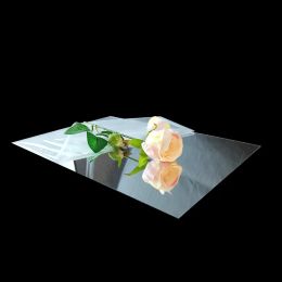 Miroir de décoration de mariage brillant tapis 50x50cm de conception antiside de conception stade curseur tapis coureur blanc noir noir argent 20 pcs 11 ll