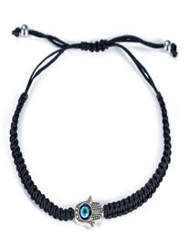 navire 20pcs chanceux kabbaleh noire filetage hamsa bracelets turcs mal œil charme féminine bijoux d'amitié faits à la main 7691501