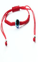 Verzend 20 stks Lucky Red String Thread Rope Bracelet Blue Turkish Evil Eye Charm Little Girls Children Children Blaided3698985