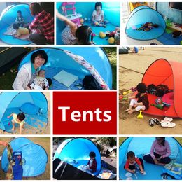 Expédier 3 à 6 jours Tentes de randonnée d'été Abris de camping en plein air pour 2 à 3 personnes Protection UV 30+ Tente pour plage voyage pelouse fête de famille
